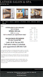 Mobile Screenshot of lathersalonandspa.com